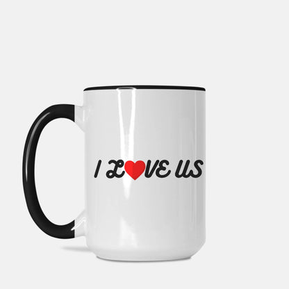 I Love Us Mug – Romantic Couple’s Coffee Cup, Anniversary & Valentine’s Gift - Cozy Candles & Mugs