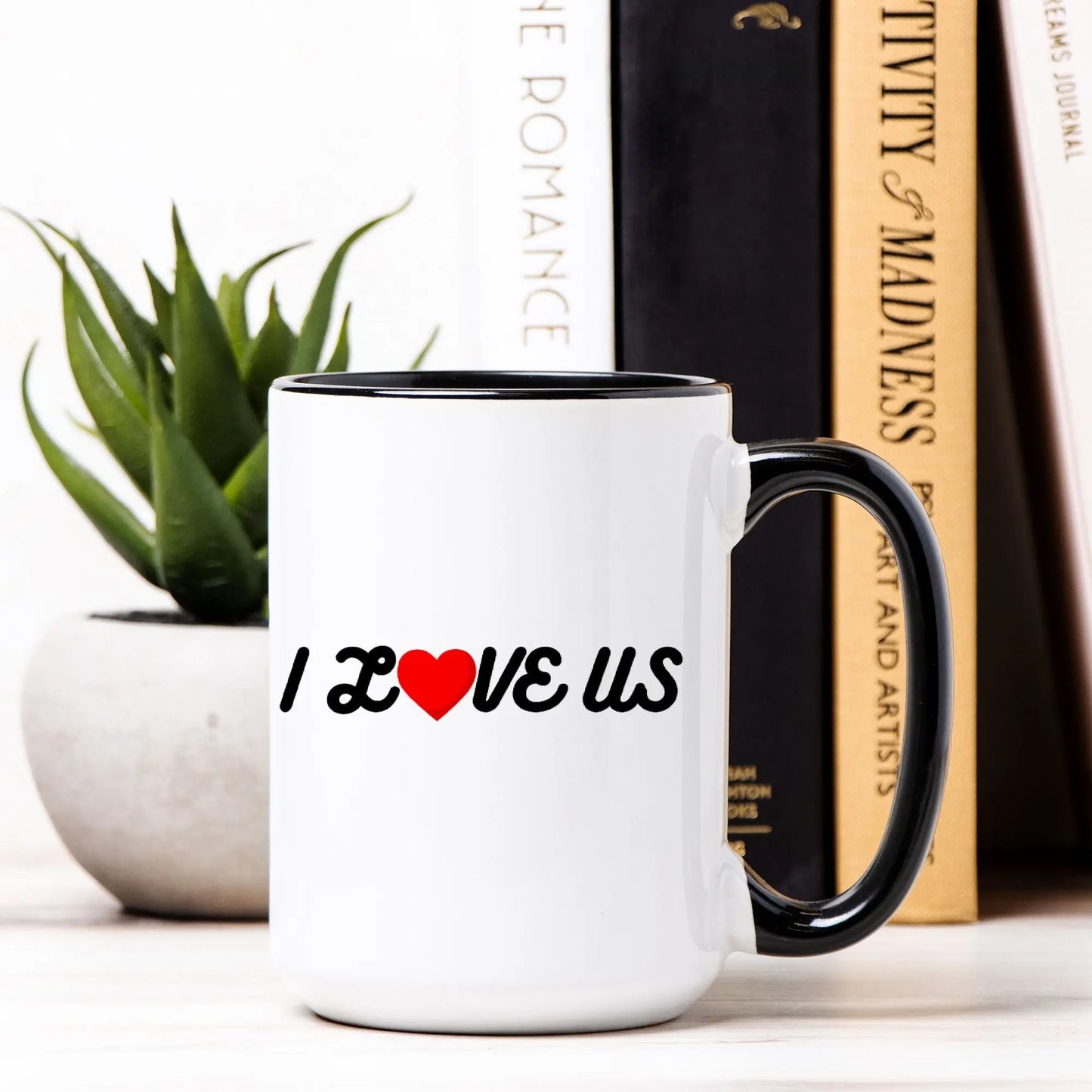 I Love Us Mug – Romantic Couple’s Coffee Cup, Anniversary & Valentine’s Gift - Cozy Candles & Mugs