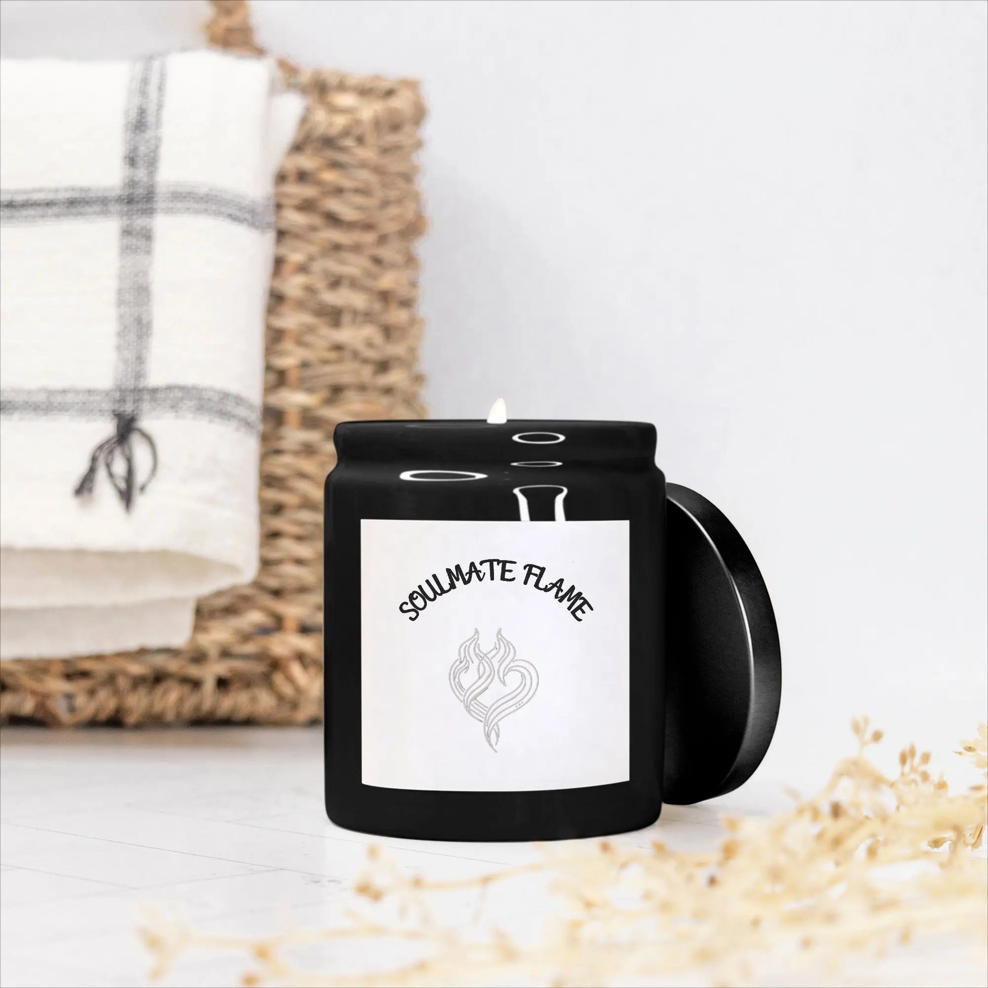 Soulmate Flame Candle – Romantic & Spiritual Twin Flame Gift - Cozy Candles & Mugs