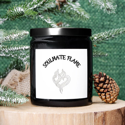 Soulmate Flame Candle – Romantic & Spiritual Twin Flame Gift - Cozy Candles & Mugs