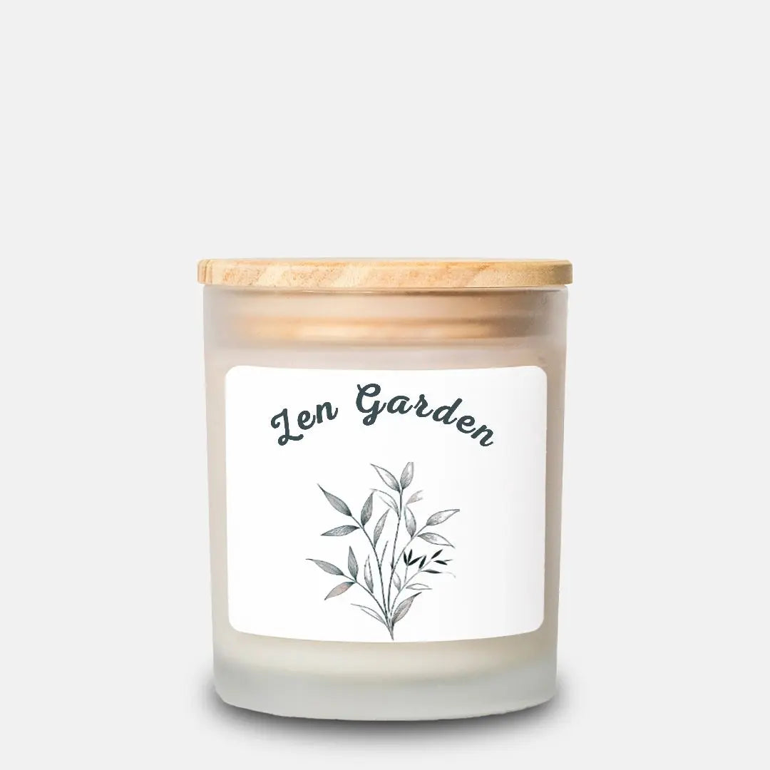 Zen Garden Candle – Calming Mindfulness Candle, Relaxation, and Serenity Cozy Candles & Mugs